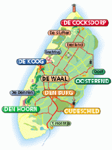 kaart texel
